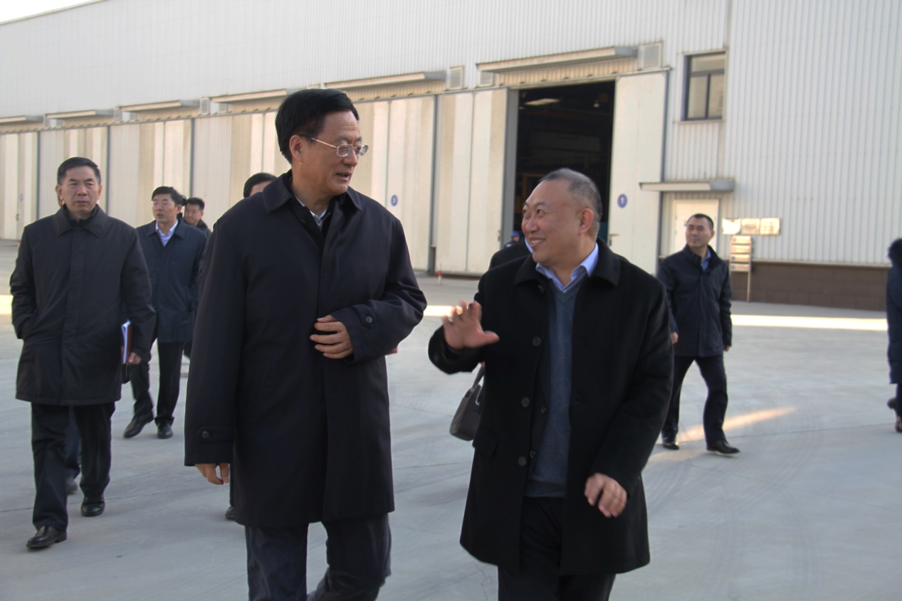 Shandong Provincial CPPCC Chairman Liu Wei went to Jinan Tianye Company for research 